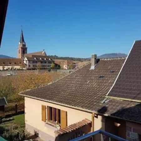 Le Clocher Aux Cigognes Au Village De アパート *