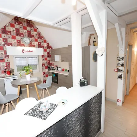 Le Clocher Aux Cigognes Au Village De Lägenhet